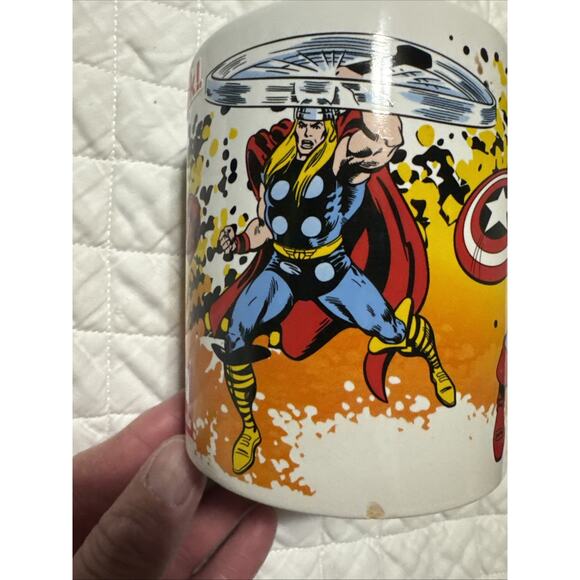 THE AVENGERS Thor/Iron Man/Hulk/Spider-Man Jumbo Oversize Coffee Mug - Picture 3 of 6